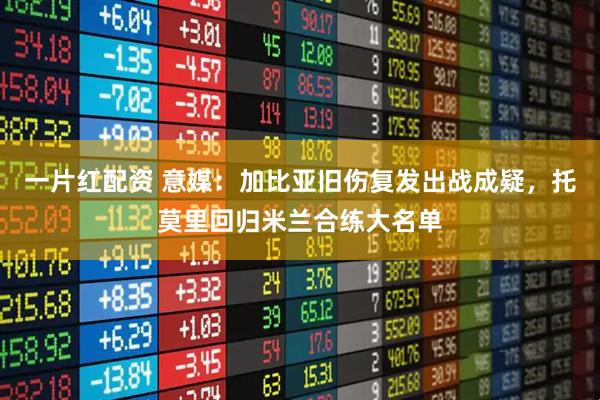 一片红配资 意媒：加比亚旧伤复发出战成疑，托莫里回归米兰合练大名单